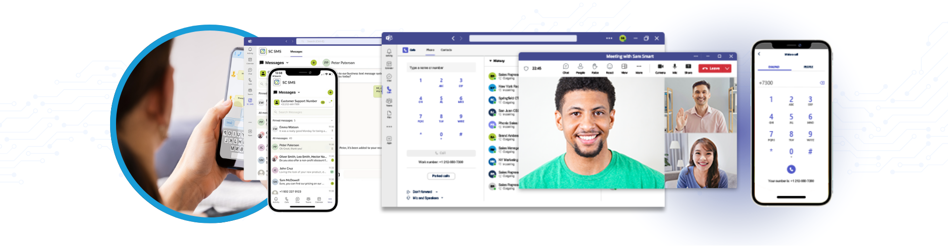 Microsoft Teams Voice Landing Page
